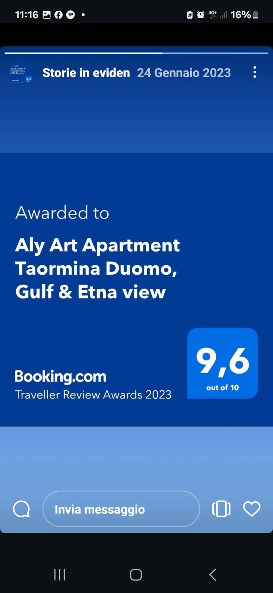 Aly Art Duomo, Gulf & Etna View Taormina