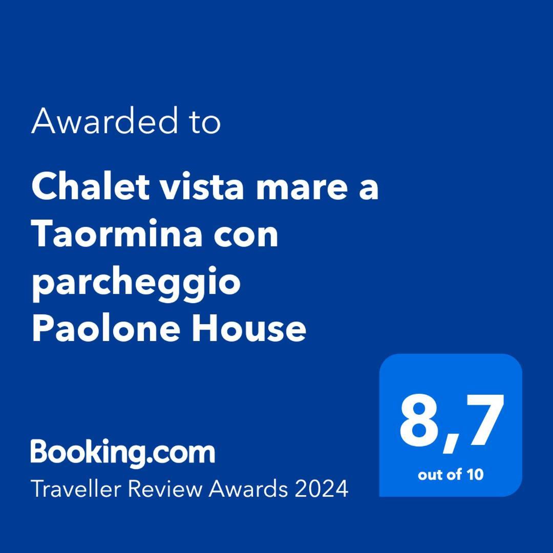 Vista Mare A Con Parcheggio Paolone House Chalé