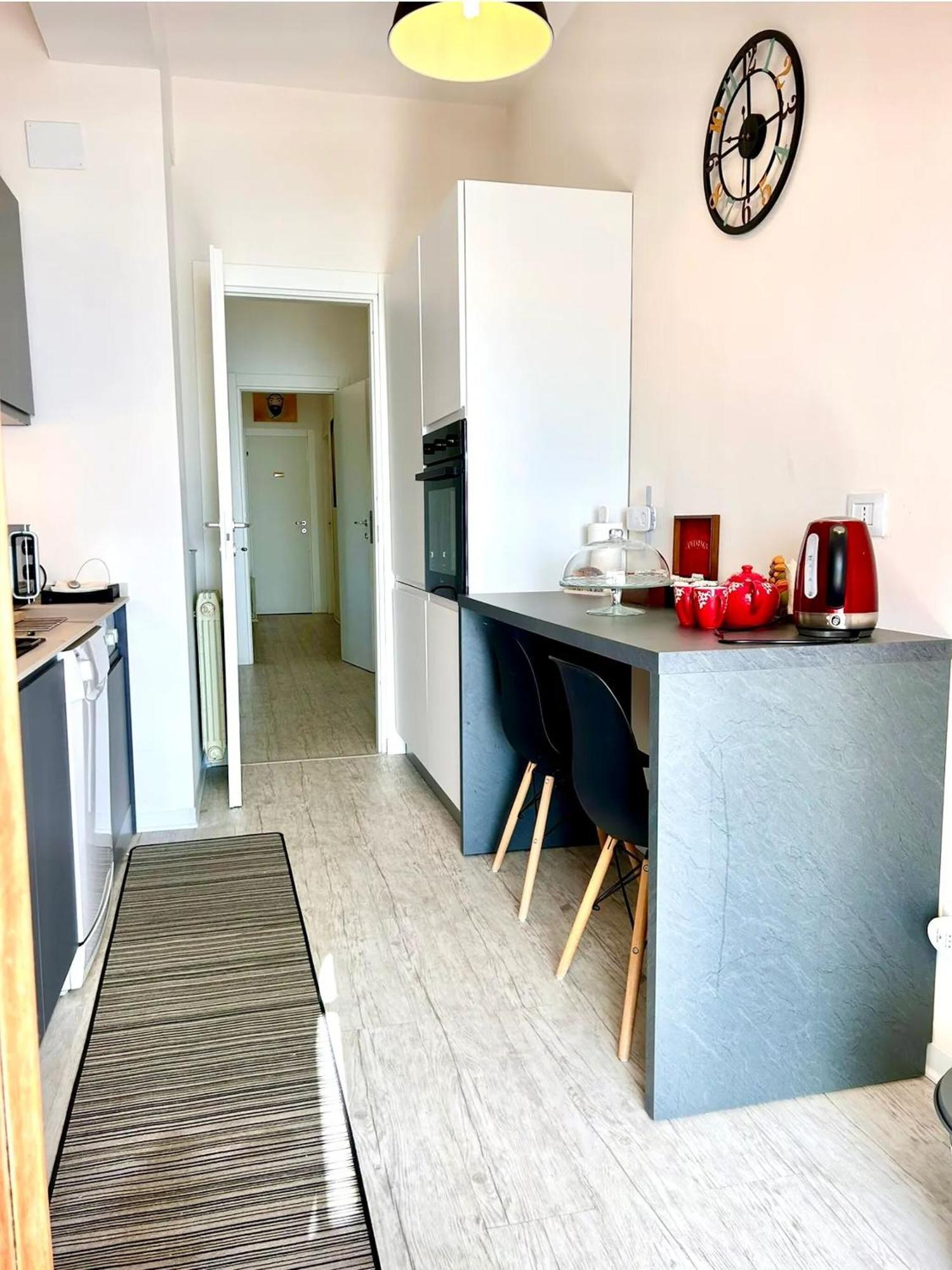 Apartment Spacious In With Sea View And Balconies