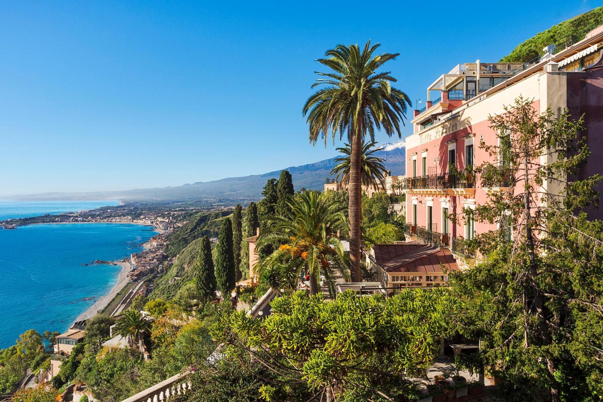 Schuler Center Garden In Self-catering Villa Taormina