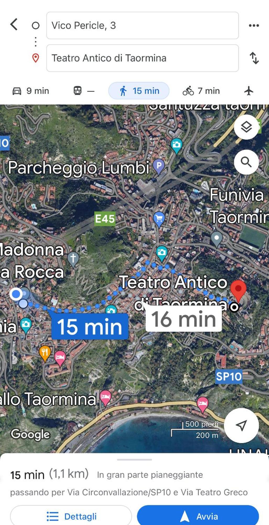 Tiny In The Heart Of Taormina