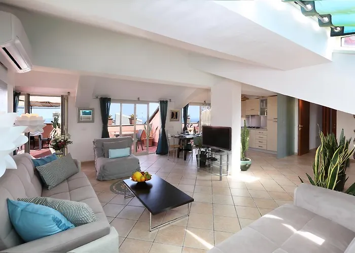 Taormina Center 4 Bedroom Penthouse, Terrace With Views