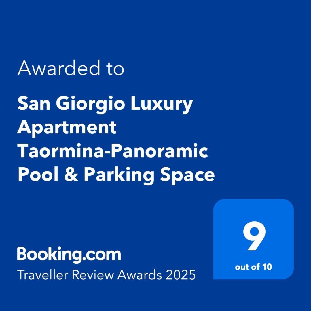 San Giorgio Luxury Taormina-panoramic Pool & Parking Space *