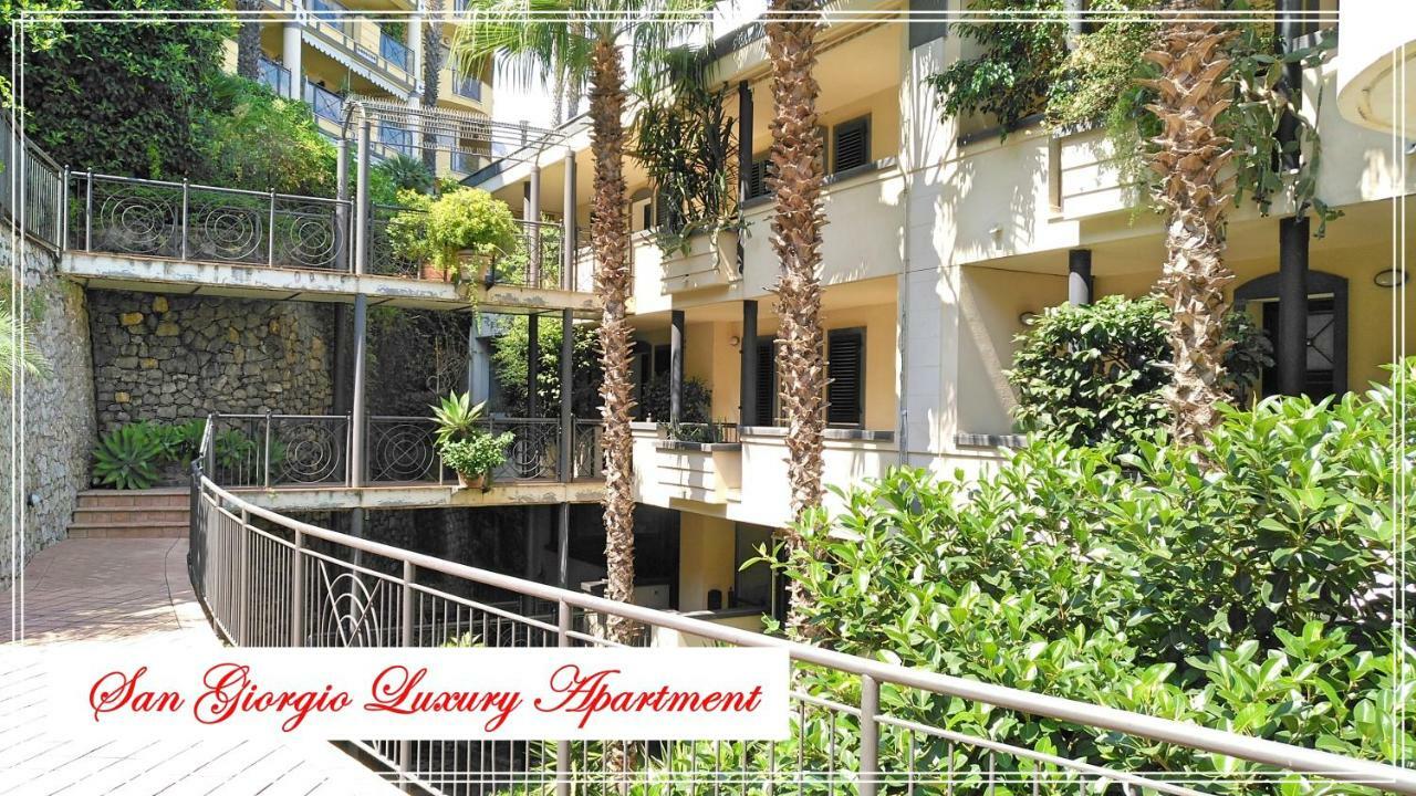 San Giorgio Luxury Taormina-panoramic Pool & Parking Space Apartment