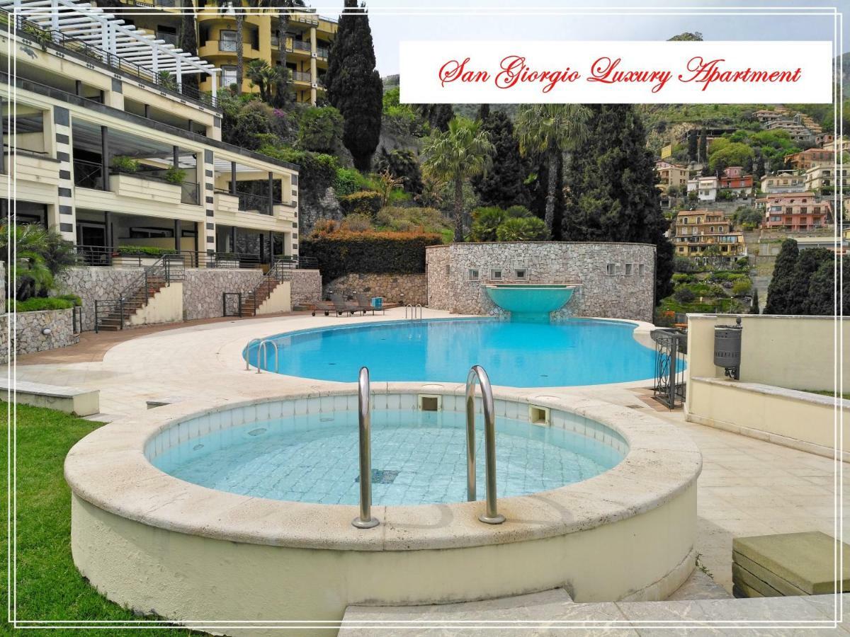 Apartment San Giorgio Luxury Taormina-panoramic Pool & Parking Space *