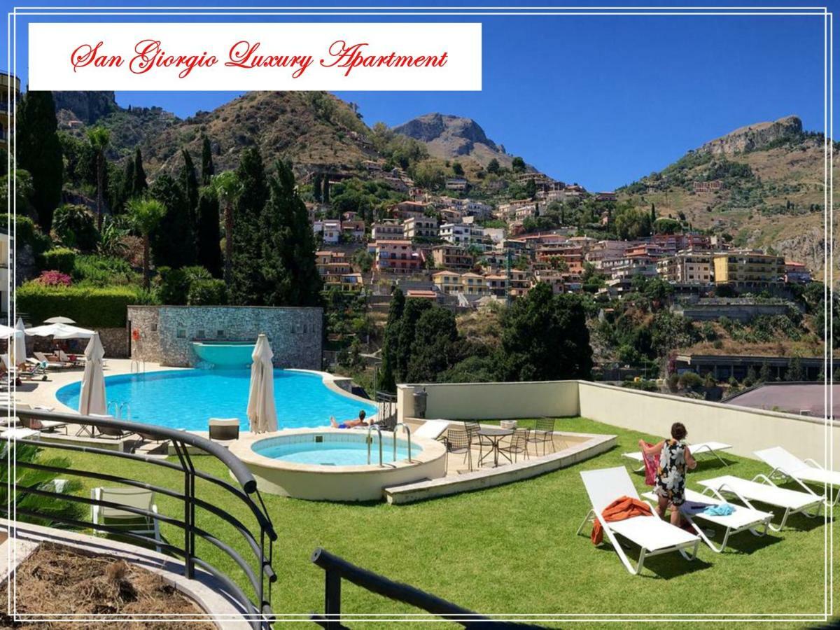 San Giorgio Luxury Taormina-panoramic Pool & Parking Space Apartment Taormina