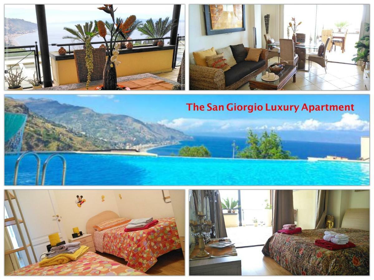 San Giorgio Luxury Taormina-panoramic Pool & Parking Space * Taormina